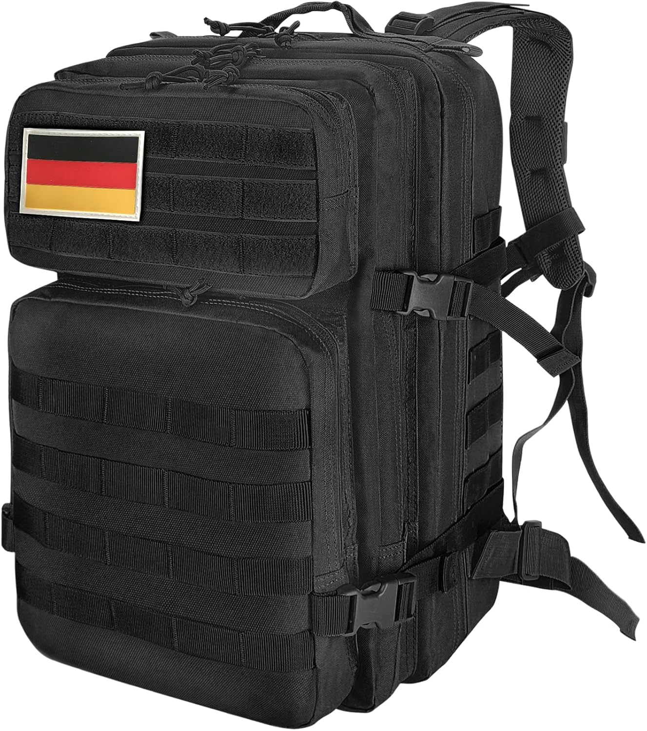 Herren-Militärrucksack, 45 l, großer Rucksack, wasserdicht, Outdoor-Überlebens-Wanderrucksack, taktischer Rucksack, geeignet für Jagd, Wandern, Camping und andere Outdoor-Aktivitäten