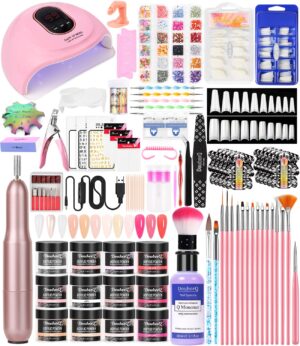Nagelstudio Set, Acrylpulver mit 60...