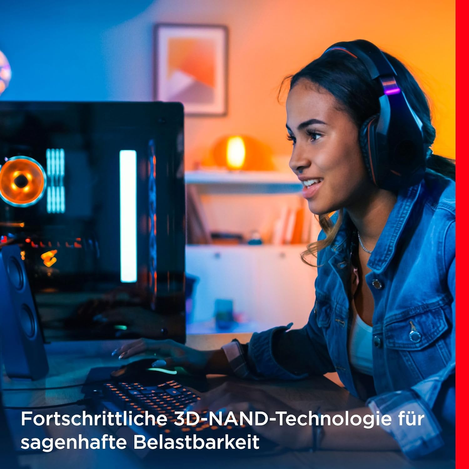 SanDisk Ultra 3D SSD interne Festplatte, 500 GB, 2,5 Zoll, stoßfest, 3D NAND Technologie, N-Cache 2.0 Technologie, 560 MB/s Übertragungsraten, schwarz – Bild 4