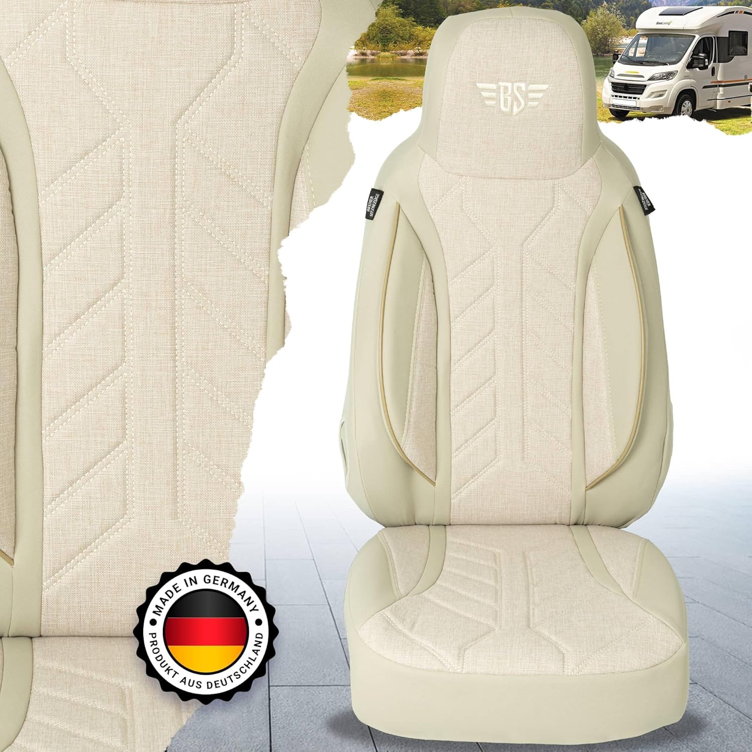 BREMER SITZBEZÜGE Wohnmobil-Sitzbezüge für Fiat Ducato Jumper Boxer PLKT205 – Bild 8