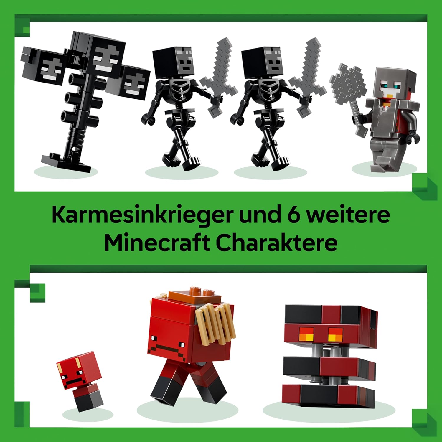 LEGO Minecraft Duell mit dem Wither – Geschenk für junge Gamer – Merchandising für Fans – Minecraft – Bauset mit vielen Kreaturen und Werkbank für Jungen und Mädchen ab 8 Jahren – 21590 – Bild 5