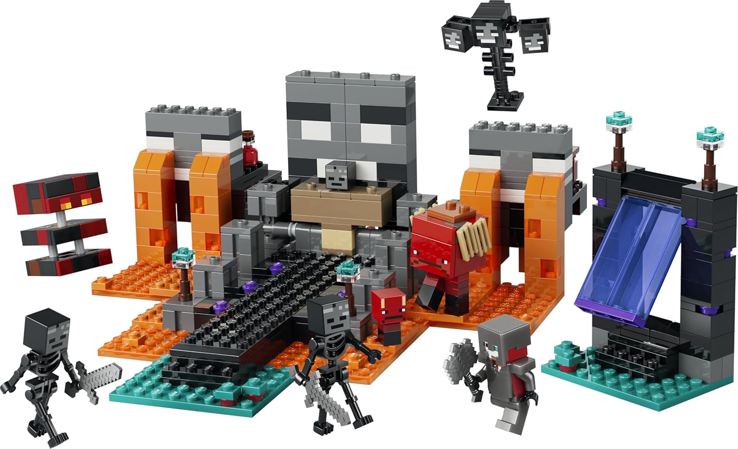 LEGO Minecraft Duell mit dem Wither – Geschenk für junge Gamer – Merchandising für Fans – Minecraft – Bauset mit vielen Kreaturen und Werkbank für Jungen und Mädchen ab 8 Jahren – 21590 – Bild 10