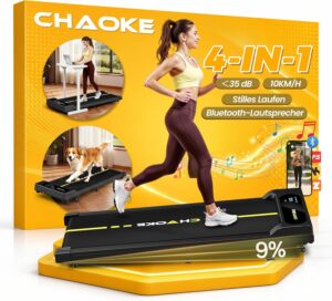 CHAOKE Walking Pad mit Steigung 9 %...