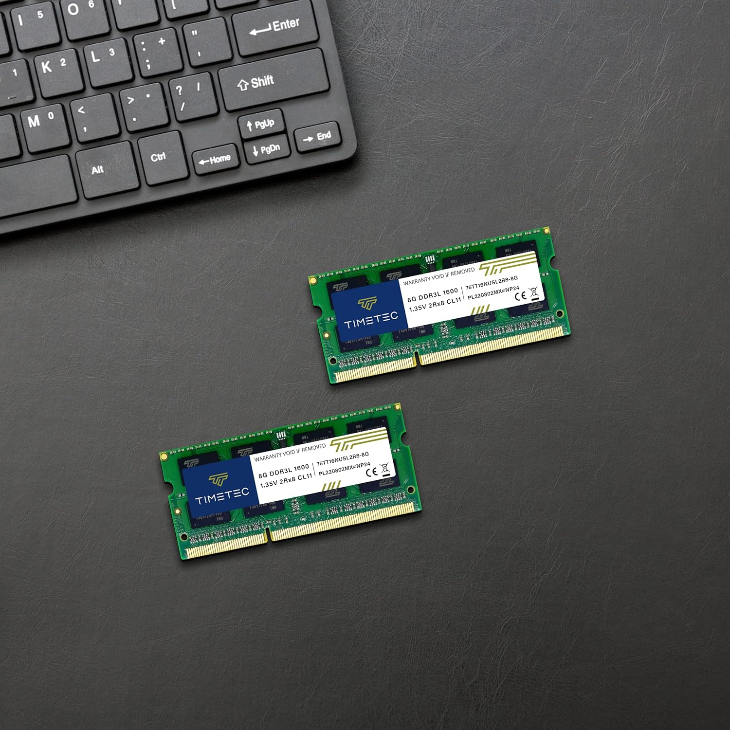 Timetec Hynix IC 4 GB DDR3L 1600 MHz PC3-12800 ungepuffert Non-ECC 1,35 V CL11 2Rx8 Dual Rank 204 Pin SODIMM Laptop Notebook Computer Speicher RAM Modul Upgrade (16 GB Kit (2 x 8 GB)) – Bild 3