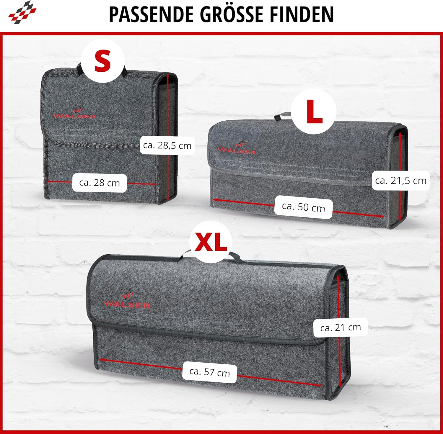 Walser Stiefeltasche mit Klettverschluss, s – Bild 4