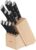 Tefal Ice Force K232SA 11-teiliges Messerblock-Set, 6 Messer, 4 Steakmesser, 1 Messerblock aus Holz, hochwertiger deutscher Edelstahl, Ice Force-Technologie, korrosionsbeständig, Schwarz/Braun/Silber