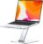 CIRYCASE Laptop-Ständer höhenverstellbar, schnell kühlender Laptop-Ständer, ergonomischer tragbarer Aluminium-Notebook-Ständer, kompatibel mit MacBook Air Pro, Dell, HP 10–16 Zoll Laptops, Druckerständer