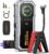 8000 A Starthilfe-Powerbank mit Kompressor 160 PSI, 12 V Auto-Starthilfe-Powerbank für alle Benziner und 12 l Diesel, 20000 mAh Starthilfe mit Starthilfekabel, 600 Lumen LED-Licht und LCD-Bildschirm