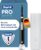 Oral-B Pro Series 1 Elektrische Zahnbürste, 1 Ersatzbürste, 3 Reinigungsmodi und Drucksensor für die Zahnpflege, Reiseetui, entworfen von Braun, Schwarz