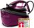 Tefal Express Vision SV8152 Leistungsstarker 6,9-bar-Druck, Dampfstoß: 480 g/min, Smart Temp-Technologie, LED-Beleuchtung, abnehmbarer Kalkauffangbehälter, Eco-Modus, 1,8-l-Wassertank, Lila/Schwarz