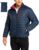 33.000ft Herren-Steppjacke, leichte Übergangsjacke im Daunenjacken-Look, Winterjacke für Herren, gefüttert mit Taschen, verstaubar für Freizeit, Wandern, Reisen, leichte Pufferjacke