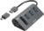 Hama USB-Hub und Kartenleser 5 Ports (3 x USB-A, 1 x SD, 1 x MicroSD mit USB-C-Adapter, bis zu 5 Gbit/s, Anschluss für Maus, Tastatur, Speicherkarte etc., USB-Adapter für Büro, Homeoffice) aus Aluminium