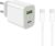 20W USB C Ladegerät mit Kabel 1,2m, Schnellladegerät Netzteil Adapterstecker, Ladestecker USB Schnellladenetzteil USB-C Ladegerät Netzstecker für iPhone 17 16 15 14 13 12 11 lPad S Samsung G Alaxy Weiß