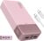 JUOVI J2651 Power Bank, 35 W 20000 mAh USB C In & Out Power Bank, Akkupack mit QC3.0 + PD3.0 35 W Hochgeschwindigkeitsladung für Bluetooth-Ohrhörer, Mobiltelefon, Tablet (Rosa)