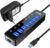 atolla USB Hub Active 3.0 mit Netzteil, 7 Ports USB 3.0 Hub Aktiver Datenhub mit Schalter und 1 intelligenter Ladeanschluss und 20W (5V/4A) Netzteiladapter