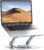 UGREEN Laptopständer, 360° drehbar, höhenverstellbar, faltbarer Laptopständer, ergonomischer, belüfteter Laptopständer, kompatibel mit MacBook, Air, Pro, allen Laptops 10-17,3 Zoll, Grau