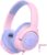iClever Kinder-Kopfhörer mit Kabel, 85 dBA sichere Lautstärke, Stereo-Sound, Over-Ear-faltbarer 3,5-mm-Klinkenstecker, Kinder-Kopfhörer für iPad, Tablets, Schule, Reisen, Pink