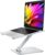 Babacom Laptopständer höhenverstellbar, faltbarer Laptopständer aus Aluminiumlegierung, ergonomischer, belüfteter Laptopständer, kompatibel mit MacBook Air, Pro, allen Laptops 10-16 Zoll (Silber)