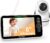 HelloBaby 6-Zoll-Video-Babyphone, großes Display mit Kamera und Audio, 4000-mAh-Akku und Eco-Modus, Nachtsicht, kein WLAN, Zwei-Wege-Kommunikation und 8 Schlaflieder, ferngesteuerte PTZ-Kamera