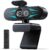EMEET C60E Dual-Kamera 4K-Webcam für Streaming, Weitwinkel- und Teleobjektiv, bis zu 11-facher Hybrid-Zoom und PDAF-Autofokus, Fernbedienung, RGB-Beleuchtung, 2 Mikrofone, ideal für Live-Streaming
