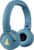 POGS Bluetooth-Kopfhörer für Kinder | Der Gecko 2 | Verstellbare, faltbare, langlebige Kopfhörer für Kinder ab 3 Jahren | Lautstärke begrenzt 85 dB | Mikrofon | On-Ear | Drahtlose Musik-Sharing-Funktion (rBlue)