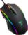 RGB-Gaming-Maus, Gamer-Maus mit 8 programmierbaren Tasten, 7200 DPI/RGB-Beleuchtung/einstellbare Spielprofile, USB-Kabel mit ergonomischem Design für MMO-, MOBA- oder FPS-Spiele für PC/Mac