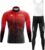 Fahrradtrikot-Set Herren Langarm Kurzarm Fahrradbekleidung Fahrradtrikot Triathlonanzug Herren Fahrradtrikots Atmungsaktiv Elastisch Schnelltrocknend Trikot Radfahren MTB