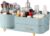 DASITON Make-up-Organizer, 360° drehbar, Make-up-Pinselhalter, Kosmetikaufbewahrung mit Schubladen, großer Schminktisch-Organizer für Schlafzimmer, Badezimmer, Make-up- und Hautpflege-Organizer (grün)
