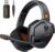 NUBWO G06 Dual Wireless Gaming Headset mit Mikrofon für PS5, PS4, PC, Mobil: 2,4 GHz Wireless + Bluetooth – 100 Stunden – 50-mm-Treiber – Orange