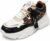 Chunky-Sneaker für Damen mit Leopardenmuster, atmungsaktiv und robust, ideal für Streetstyle und Alltag, WSC255052DE