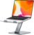 CIRYCASE Laptop-Ständer höhenverstellbar, schnell kühlender Laptop-Ständer, ergonomischer tragbarer Aluminium-Notebook-Ständer, kompatibel mit MacBook Air Pro, Dell, HP 10–16 Zoll Laptops, Druckerständer