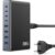 200W USB C Ladegerät Mehrfach, 8-in-1 GaN III USB C Netzteil Schnellladegerät mit QC4.0 USB-A, PPS PD 65W Laptop Ladegerät Ladestation für MacBook Pro/Air, i Pad, iPhone, Galaxy Series, Steam Deck usw