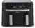 Tefal Dual Easy Fry Heißluftfritteuse 8,3 l – Airfryer mit 2 Kammern und XL-Schublade, 7 Programme, 2700 W, Extra Crisp-Technologie, fettarmes Frittieren und Energieeinsparung, spülmaschinenfest EY9018