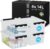 SmartStore Aufbewahrungsbox mit Deckel, 14 Liter, 4 Stück, verstärkt, groß, transparent, lebensmittelecht, mit Clipverschluss, stapelbar, BPA-freier Kunststoff, 40 x 30 x 18 cm (L x B x H)