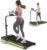 Walking Pad mit 10 % Steigung, 3,0 PS, leises, zusammenklappbares Laufband für zu Hause mit magnetischer Fernbedienung, Laufband-Schreibtisch mit LED-Anzeige und einziehbarer Erhöhung, 12 HIIT, bis zu 136 kg