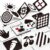Hahaland Kontrastkarten Babyspielzeug ab 0 3 6 Monaten, 20 Karten, Schwarz-Weiß-Lernkarten, Kontrastspielzeug für Neugeborene, Visuelle Reiz-Lernkarten, Babygeschenk Geburt, 5,9 Zoll x 5,9 Zoll