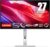 Lenovo L27h-4A | 27-Zoll-QHD-Monitor | 2560×1440 | 100Hz | 350 Nits | 1 ms Reaktionszeit | USB-C-Dockingstation | HDMI | DisplayPort | IPS-Panel | Integrierter Lautsprecher | Grau