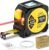 Laser-Entfernungsmesser 50 m, 2-in-1 mit 5 m Stahlbandmaß, digitaler Entfernungsmesser für Länge, Fläche, Volumen & Pythagoras, LCD-Display, magnetischer Endhaken, USB-C-Ladefunktion