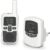 Alecto Baby DBX-80 Babyphone, Babyphone, ohne Kamera, Reichweite bis zu 3.000 Meter, weiß/anthrazit