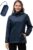 33.000ft Damen-Regenjacke, wasserdicht, faltbar, mit Kapuze, leicht, atmungsaktiv, Windjacke, Fahrradjacke, Sport, Outdoor-Jacke