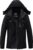 Regenjacke Damen wasserdichte Übergangsjacke Damen Outdoor Wanderjacke Softshelljacke für Damen mit Kapuze