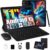 Tablet, Android-Tablet 11 Zoll mit 24 GB RAM + 128 GB ROM (1 TB TF), Octa-Core, Widevine L1, WiFi 6 & BT 5.3, 6800 mAh Akku, Dual-Kamera – Tablet mit Tastatur, Maus, Stift und Hülle