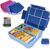 IJIAMY Kinder-Lunchbox mit Fächern, Bento-Box Kinder, auslaufsichere Lunchbox für Mädchen und Jungen, Snackbox, perfekt für Schule, Kindergarten & Ausflüge