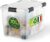 Iris Ohyama WSB-70 Luftdichte Aufbewahrungsboxen aus Kunststoff mit Deckel, 70L, transparent, hermetischer wasserdichter Verschluss, robuste Schnappverschlüsse, stapelbar, Staubschutz, BPA-frei,