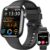 Smartwatch für Damen und Herren, 1,83 Zoll HD-Fitness-Tracker mit Schrittzähler, Blutdruckmessgerät, Herzfrequenzmesser, Telefonfunktion, Schlaf-Tracker, 120+ Sportmodi, IP68 wasserdichte Fitnessuhr