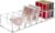 Abnehmbarer Kosmetik-Organizer, 8 Fächer, Make-up-Organizer, Acryl-Aufbewahrungsboxen, Schmuck-Display-Boxen, transparente Schubladen für Kommode, Waschtisch, Badezimmer, Küche