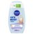 Nivea Baby Gute Nacht Lotion, Bodylotion pflegt zarte Babyhaut mit Mandelöl, Vitamin E, C und B5, vegane Babylotion mit hypoallergener Formel ohne Parabene und Mikroplastik (200 ml)