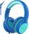 EarFun Kinderkopfhörer, kabelgebundene Kopfhörer für Kinder, 85 dB Lautstärkebegrenzer, HiFi-Sound, faltbar, verstellbar, Mikrofon, Audio-Sharing, Over-Ear-Kinderkopfhörer für Schule/Tablet/Reisen, Blaugrün