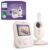 Philips AVENT Philips Babyphone mit Kamera Advanced – DEKRA-zertifiziert, privat und sicher – 2,8-Zoll-Display, x2-Zoom, Infrarot-Nachtsicht, Schlaflieder (Modell SCD881/26)