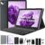 KADYBE Android 15 Tablet 11 Zoll mit SIM-Kartenslot, 8000 mAh Akku, 5G WiFi + 4G LTE Dual SIM, 16GB + 128GB (1TB erweiterbar), Octa-Core, GPS, Tablet-PC mit Tastatur, Mausstift, Komplettset, Grau